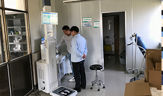 柯巖街道海山村衛(wèi)生室，健康體檢小屋惠民生